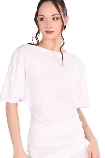 [1JL231101XSIVO-9900] Damen Tanzshirt "ANABELLA" ivory (XS)